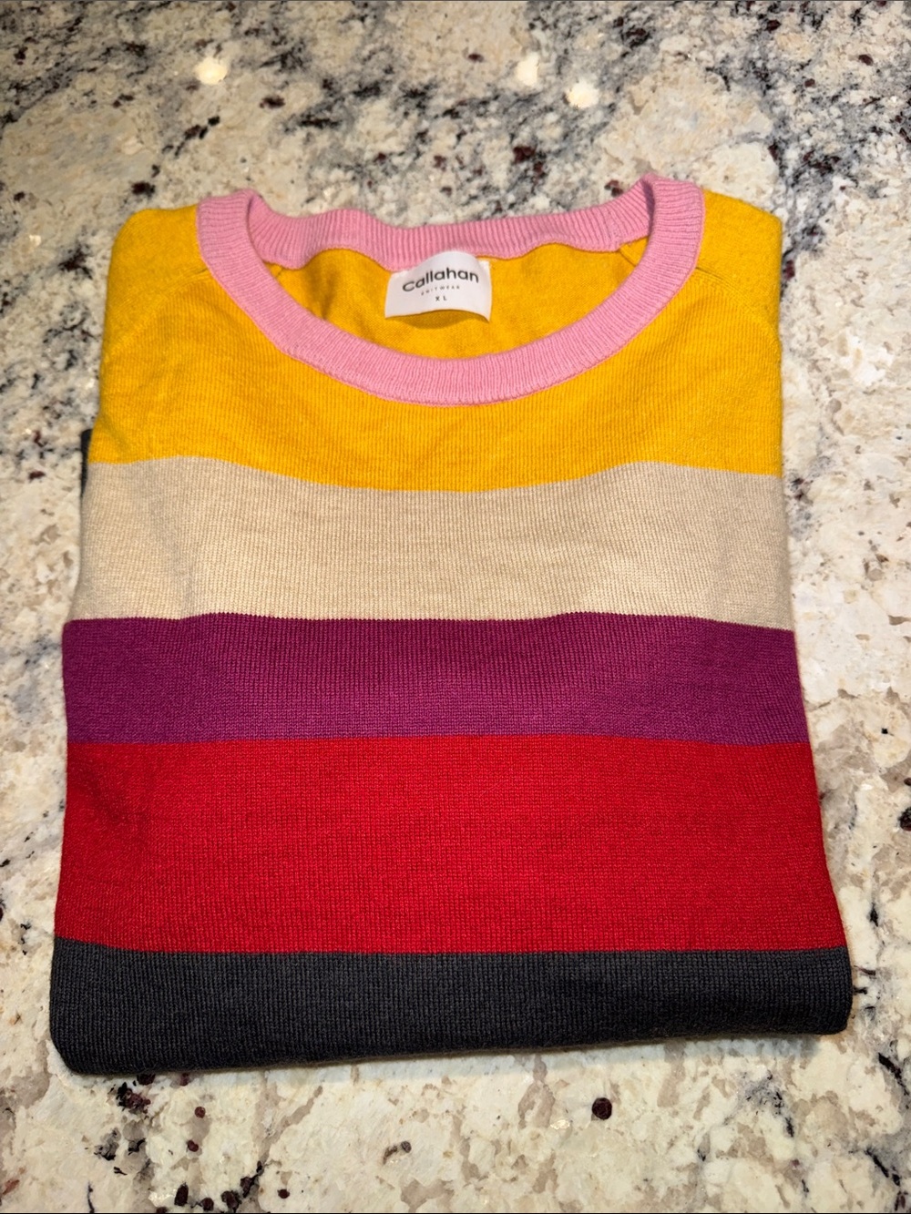 Callahan Colorblock Crewneck Sweater with Bold Stripes From Anthropologie - Picture 11 of 11